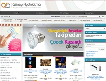 Tablet Screenshot of guneyaydinlatma.com